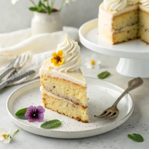 Homemade Vanilla Bean Cake