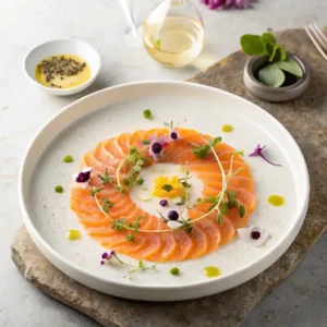 Salmon Crudo